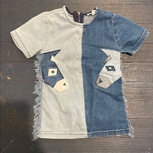 Stella McCartney Blue and Gray Casual Dress